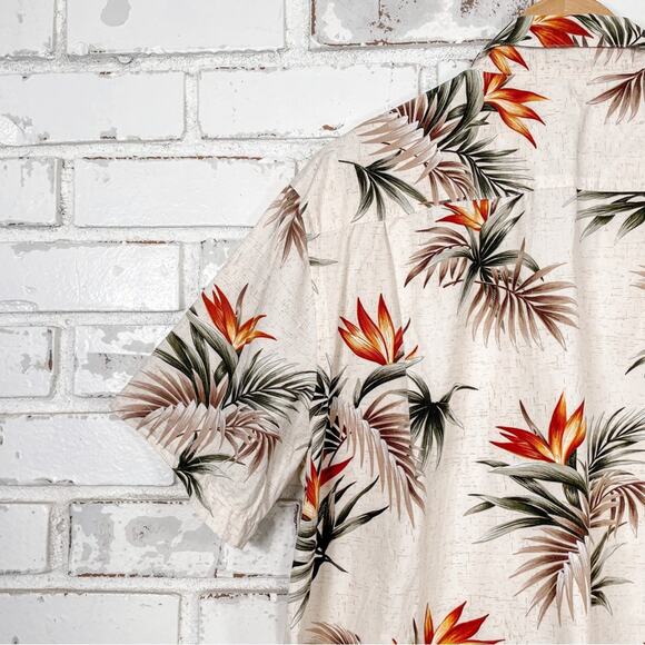 Vintage 90s Campia Moda Mens Button down Cotton Hawaiian Soft Short Sleeve Shirt - Picture 7 of 7